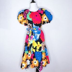 Christopher John Rogers multicolor floral maxi dress